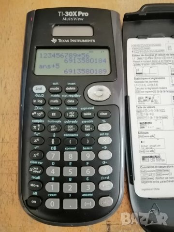 Научен калкулатор Texas Instruments TI-30X Pro, снимка 5 - Друга електроника - 47179080