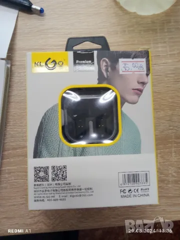 Безжични слушалки KLGo HK-55BL 4ри цвята, снимка 2 - Слушалки и портативни колонки - 47063526