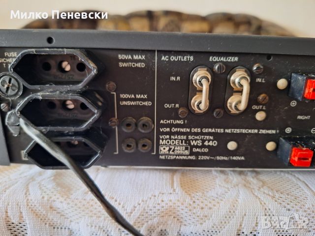 CROWN WS- 440 HIFI STEREO AMPLIFIER  MADE IN GERMANY , снимка 5 - Ресийвъри, усилватели, смесителни пултове - 45919201