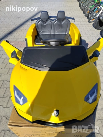 LAMBO Акумулаторна кола CHIARA жълт, снимка 10 - Детски велосипеди, триколки и коли - 53569520