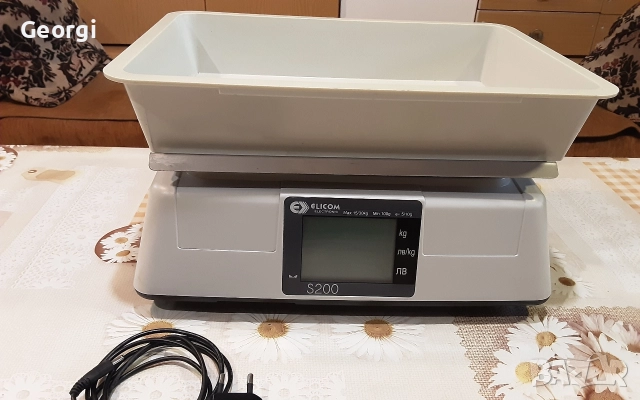  Кантар везна по БДС и НАП.30кг., снимка 2 - Везни - 52589114