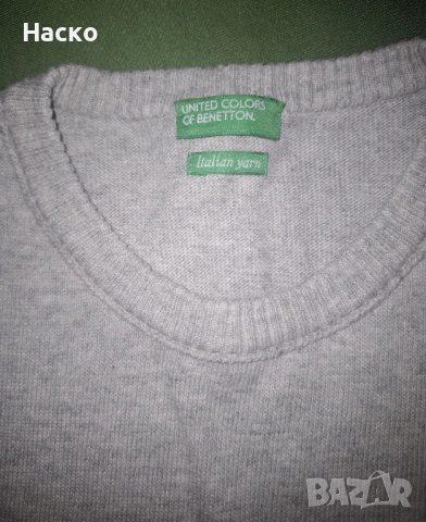 Benetton пуловер и суитчър 168см, снимка 4 - Пуловери - 52776205
