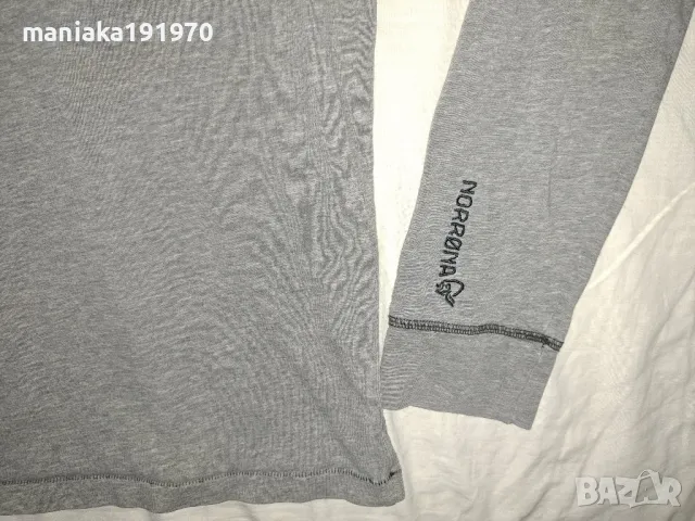 Norrona /29 Cotton Long Sleeve (L) мъжка блуза с дълъг ръкав, снимка 6 - Спортни дрехи, екипи - 47174897