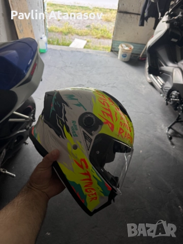 Каска MT Stinger 2 Ardent 3 - M, снимка 2 - Аксесоари и консумативи - 51982986