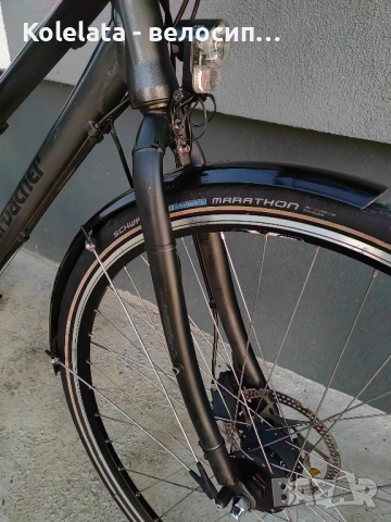 28" алуминиев градски трекинг велосипед L размер, снимка 7 - Велосипеди - 46476742