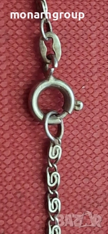 Сребърна верижка с висулка, снимка 5 - Колиета, медальони, синджири - 53872672