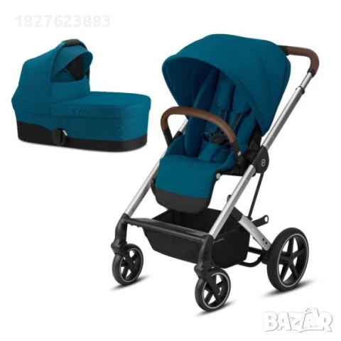 Количка Cybex Balios S Lux и кош за новородено Cot S 2в1 River Blue
