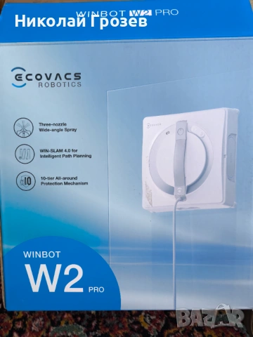 Робот за прозорци Ecovacs Winbot Mini 3 режима на почистване, снимка 9 - Прахосмукачки - 53850602