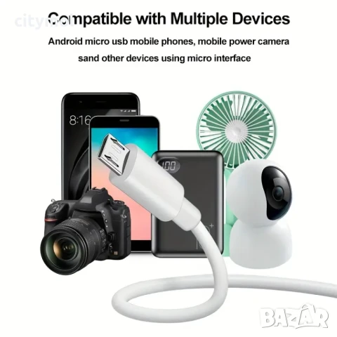 Micro USB 2.0 кабел за видеокамери, GSM и др. - 5 метра, снимка 3 - USB кабели - 50639645