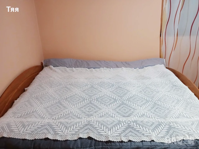Плетена покривка за легло или голяма маса , снимка 2 - Други ценни предмети - 50668018