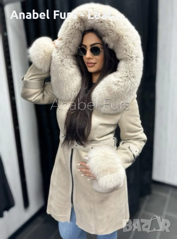 Дамски палта от естествена кожа и естествен косъм, снимка 6 - Палта, манта - 51764596