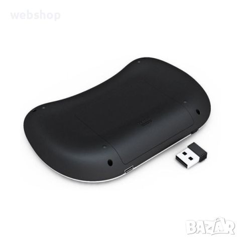 2.4G мини безжична клавиатура с QWERTY тъчпад, преносима безжична с USB приемник, снимка 6 - Клавиатури и мишки - 45886597