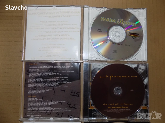 Дискове на-Harem Scarem/The Highwaymen-The Road Goes On Forever/Kris Kristofferson/ John Fogerty , снимка 3 - CD дискове - 39943556