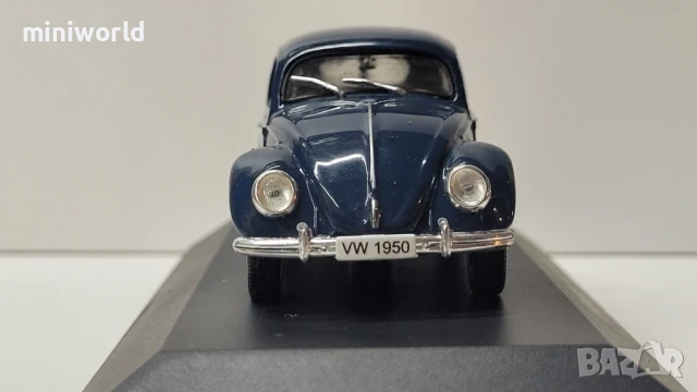 Volkswagen Kafer 1950 - мащаб 1:43 на DeAgostini моделът е нов в PVC дисплей-кейс, снимка 2 - Колекции - 50659826