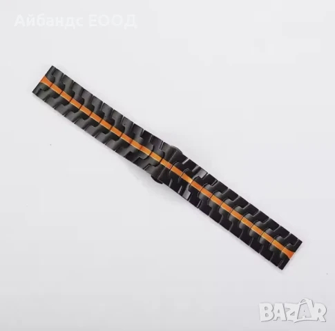 Kаишки от НЕРЪЖДАЕМА СТОМАНА за Samsung/Huawei/Garmin/Amazfit, снимка 9 - Каишки за часовници - 49407989