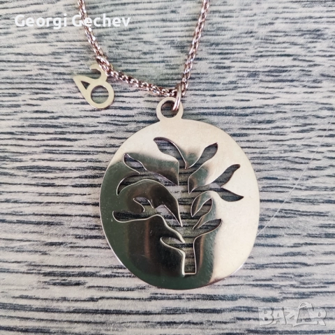 Колиета - дървото на живота, роза и сърце, снимка 3 - Колиета, медальони, синджири - 52060957