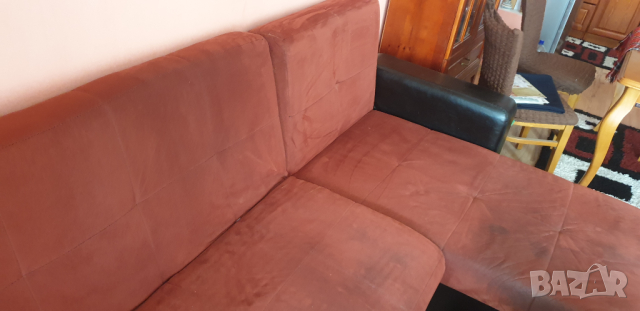 Голям диван канапе с допълнителна ракла, снимка 4 - Дивани и мека мебел - 44972448