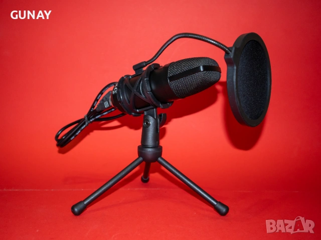 Trust Gaming GXT 252 Emita Геймърски Микрофон за Стрийминг и Подкаст Schoeps Капсула