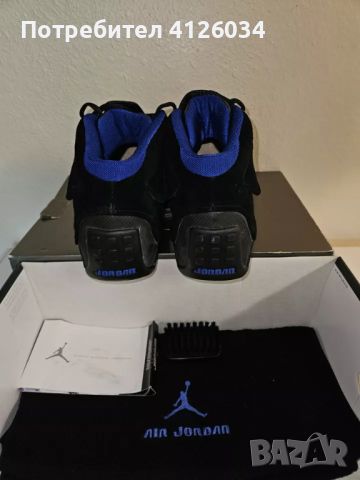 New Air Jordan 18 Retro 2018 Black Sport Royal Size 11 , снимка 2 - Маратонки - 46146006