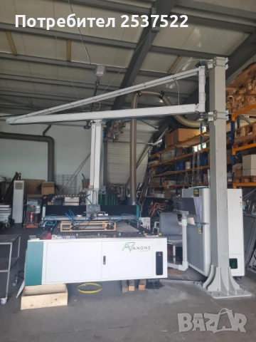 Конзолен колонен кран 4 m с вакуумен хващач, снимка 3 - Други машини и части - 52810980