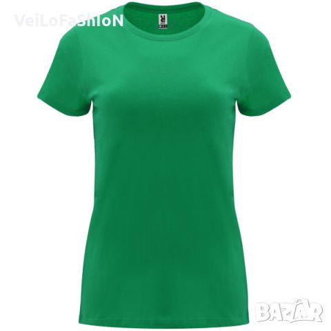Нова дамска тениска в зелен цвят, снимка 1 - Тениски - 45315938
