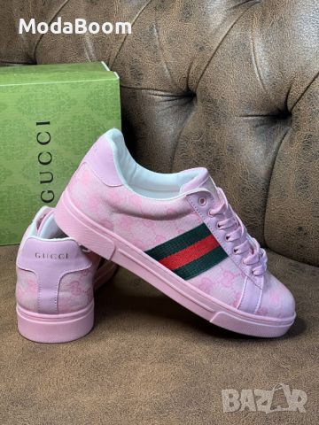 🩷Gucci стилни дамски розови обувки🩷, снимка 1 - Маратонки - 46535866