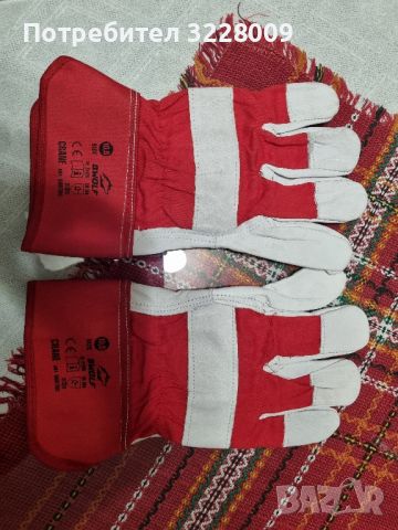 Работни ръкавици от агнешка кожа, снимка 2 - Строителни материали - 45463582