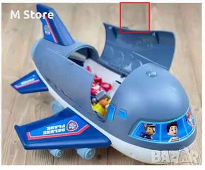 Paw Patrol Самолет с три фигурки, снимка 2 - Коли, камиони, мотори, писти - 48101476