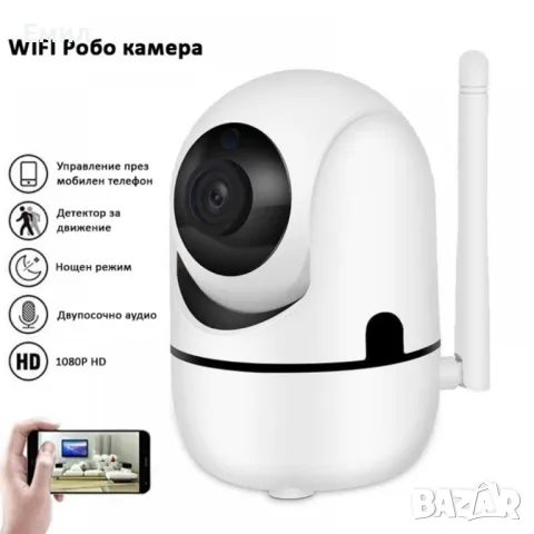 Wi-fi камера с облак, снимка 2 - IP камери - 49094630