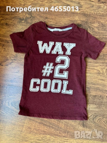 ПОДАРЯВАМ Комплект 5бр. детски блузи с къс ръкав, снимка 17 - Детски тениски и потници - 52475832