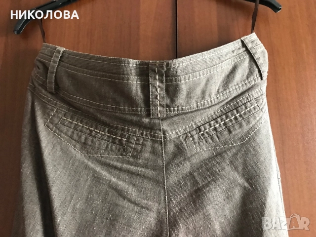 Панталон с елек на Юнона от лен, снимка 4 - Комплекти - 52306533