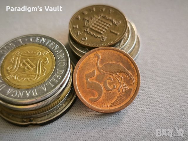 Монета - Южна Африка - 5 цента | 1997г., снимка 1 - Нумизматика и бонистика - 46227495