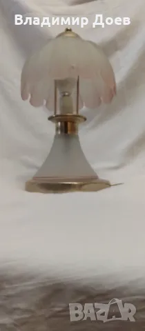 Старинна нощна лампа, снимка 3 - Настолни лампи - 50433332