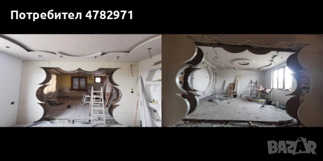 Вътрешни ремонти | Шпакловка, боядисване, гипсокартон, снимка 8 - Майстори - 54034397