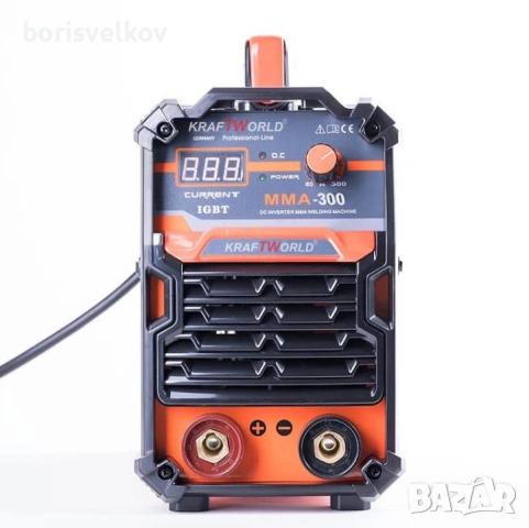 Инверторен Електрожен 300А KraftWorld Professional, снимка 2 - Други инструменти - 54256989