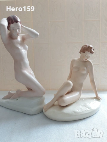 Стари порцеланови фигури''Royal Dux''от началото на миналия век