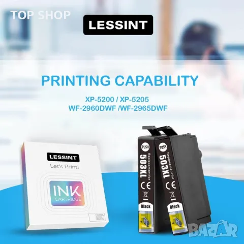 2 бр. резервни касети с мастило за принтер Epson 503, черни, снимка 6 - Принтери, копири, скенери - 49866405