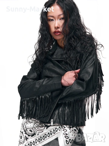 Дамско уникално яке с рески , снимка 4 - Якета - 53509007