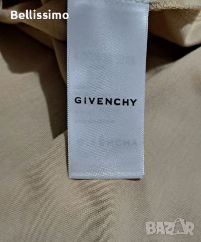 *Givenchy* Дамска тениска в бежов цвят, oversized, снимка 3 - Тениски - 45767568