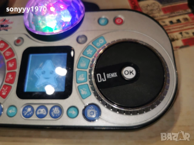 V-TECH KID SUPER STAR DJ STUDIO-ВНОС FRANCE 1502260824, снимка 5 - Ресийвъри, усилватели, смесителни пултове - 53480660