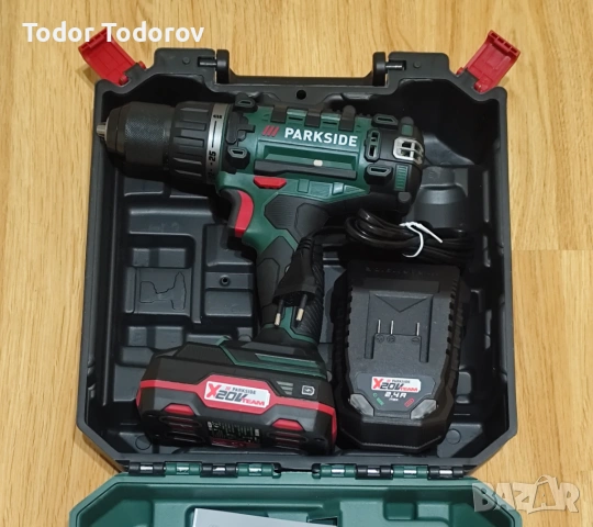 Винтоверт с батерия и зарядно на парксайд