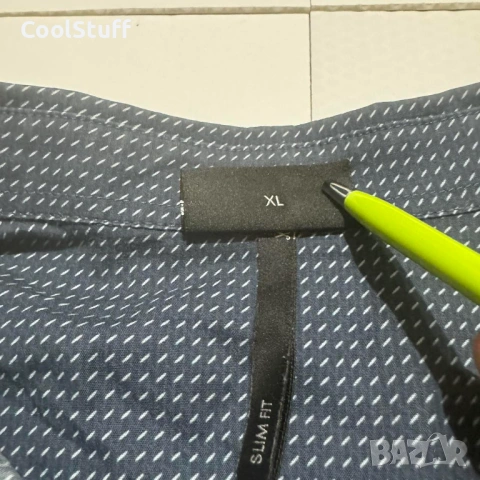 Оригинална Мъжка Риза Emporio Armani Размер XL, снимка 5 - Ризи - 53935031