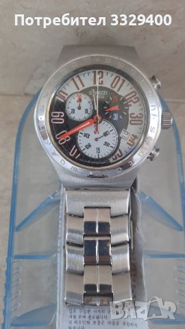 SWATCH-IRONY-DIAPHANE-Chronograph-water resistant-мъжки часовник, снимка 1 - Мъжки - 46174854