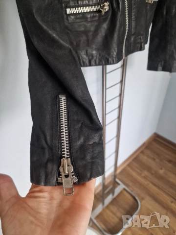 Страхотно дамско кожено яке MDK размер 38 , естествена кожа,, снимка 13 - Якета - 52475395