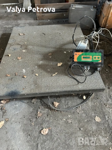 електронна платформена везна / кантар (platform scale или floor scale)