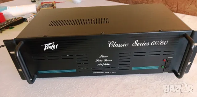  All tube Peavey Classic 60/60 Stereo Power Amplifier/Лампов стерео усилвател крайно стъпало