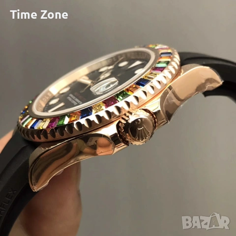 Rolex Yacht-Master 40mm Rose Gold Automatic Дамски Различни Варианти, снимка 4 - Дамски - 54044006