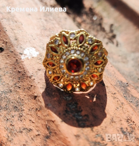 Сребърен пръстен , снимка 2 - Пръстени - 53991942