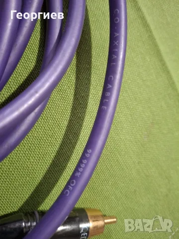 QED Qunex P75   99,999OFC coax cable,3m, снимка 6 - Аудиосистеми - 50058716