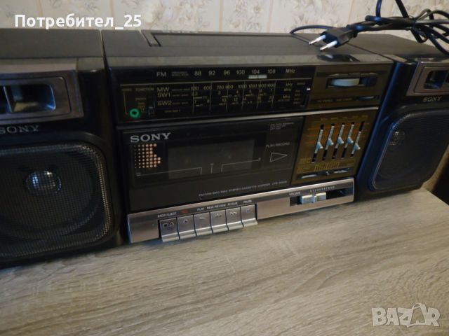 Радио касетофон SONY CFS-1000S, снимка 6 - Радиокасетофони, транзистори - 45687591